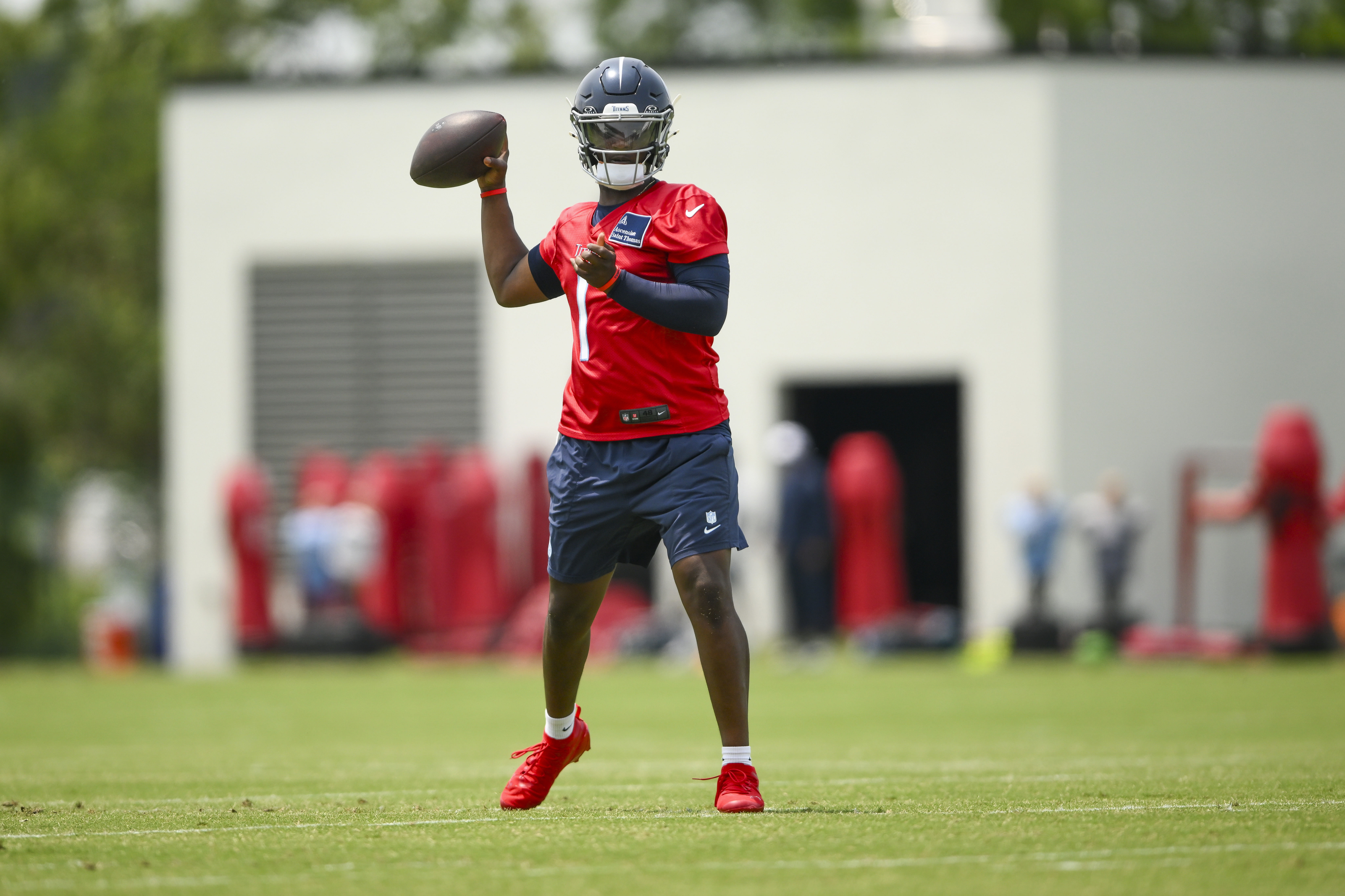 NFL: Tennessee Titans QB Cam Ward- Source: Imagn